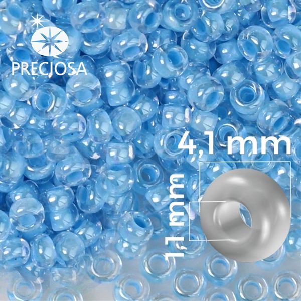 Preciosa Seed beads 6/0 4,1 mm Blue 38632 20 g