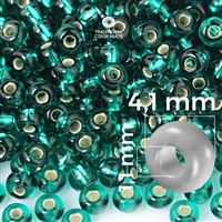 Preciosa Seed beads 6/0 4,1 mm Green 57710 20 g