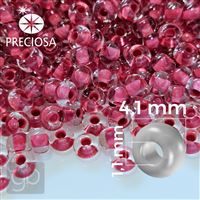 Preciosa Seed beads 6/0 4,1 mm Pink 38698 50 g