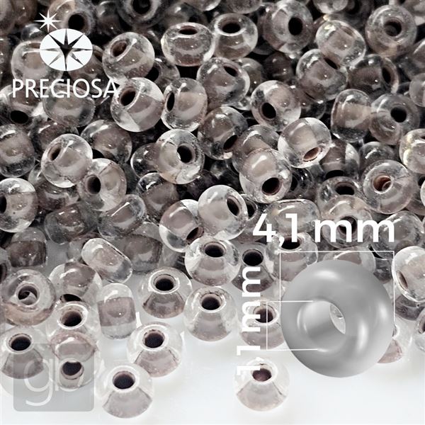 Preciosa Seed beads 6/0 4,1 mm Brown 38619 50 g