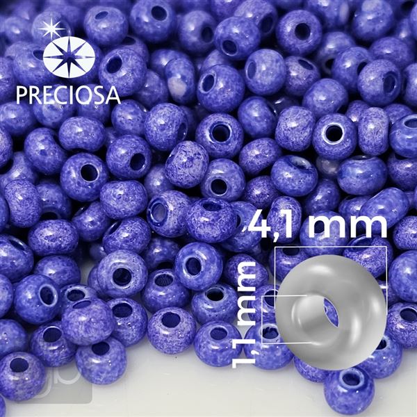 Preciosa Seed beads 6/0 4,1 mm Purple 03623 50 g