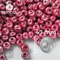 Preciosa Seed beads 6/0 4,1 mm Red 98190 50 g