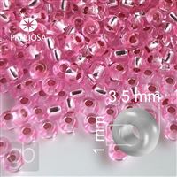 Preciosa Seed beads 7/0 3,5 mm Pink (18275) 20 g