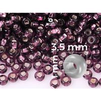 Preciosa Seed beads 7/0 3,5 mm Purple (27060) 20 g