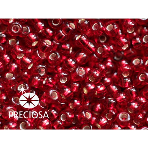 Preciosa Seed beads 7/0 3,5 mm Red (97090) 20 g