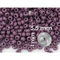 Preciosa Seed beads 7/0 3,5 mm Purple (23040) 20 g