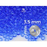 Preciosa Seed beads 7/0 3,5 mm Blue (30030) 20 g