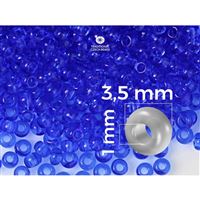 Preciosa Seed beads 7/0 3,5 mm Blue (30050) 20 g