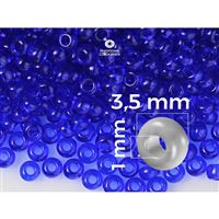 Preciosa Seed beads 7/0 3,5 mm Blue (30080) 20 g