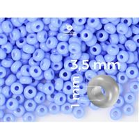 Preciosa Seed beads 7/0 3,5 mm Blue (33020) 20 g