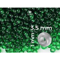 Preciosa Seed beads 7/0 3,5 mm Green (50060) 20 g