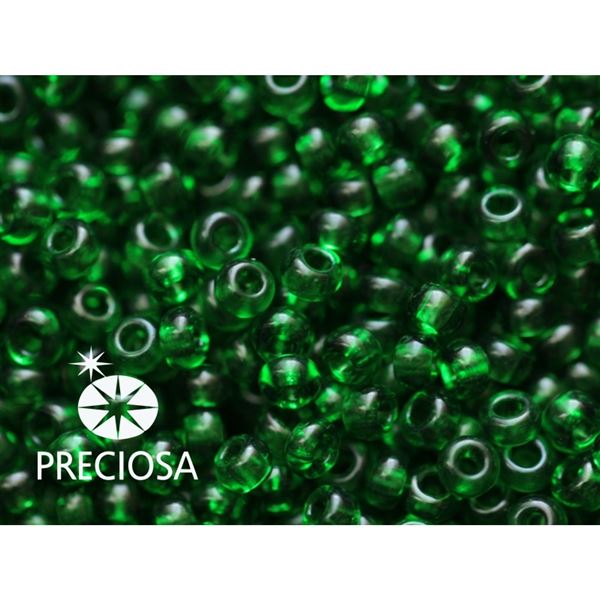 Preciosa Seed beads 7/0 3,5 mm Green (50120) 20 g