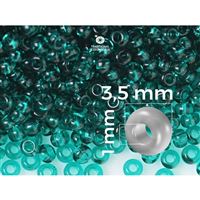 Preciosa Seed beads 7/0 3,5 mm Green (50710) 20 g