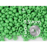 Preciosa Seed beads 7/0 3,5 mm Green (53210) 20 g