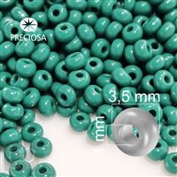 Preciosa Seed beads 7/0 3,5 mm Green (53240) 20 g