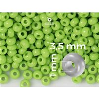 Preciosa Seed beads 7/0 3,5 mm Green (53310) 20 g