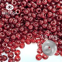 Preciosa Seed beads 7/0 3,5 mm Red 90120 20 g