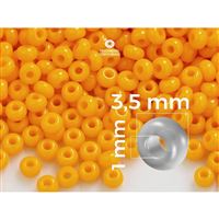 Preciosa Seed beads 7/0 3,5 mm Orange (93110) 20 g