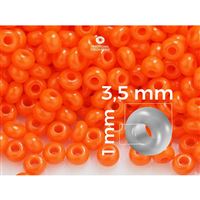 Preciosa Seed beads 7/0 3,5 mm Orange (93140) 20 g