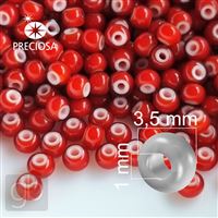 Preciosa CORNELIAN 7/0 3,5 mm Red (93730) 20 g