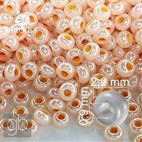 Preciosa Seed beads 8/0 2,9 mm Orange 37383 50 g