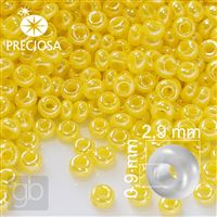 Preciosa Seed beads 8/0 2,9 mm Yellow 88110 50 g