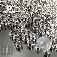 Preciosa Seed beads 8/0 2,9 mm Clear (00050) 50 g