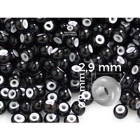 Preciosa CORNELIAN 8/0 2,9 mm Black (23798) 50 g