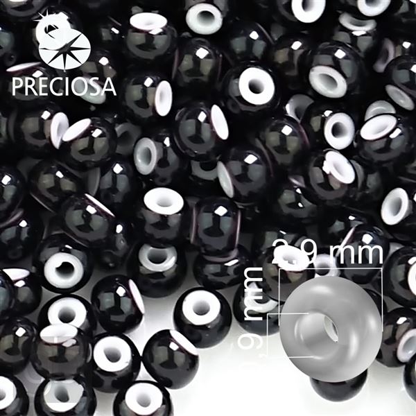 Preciosa CORNELIAN 8/0 2,9 mm Black 23798 50 g