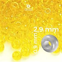 Preciosa Seed beads 8/0 2,9 mm Yellow 80010 50 g