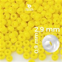 Preciosa Seed beads 8/0 2,9 mm Yellow 83110 50 g