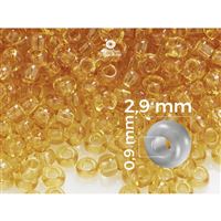 Preciosa Seed beads 8/0 2,9 mm Yellow (10050) 50 g