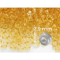 Preciosa Seed beads 8/0 2,9 mm Yellow (10020) 50 g