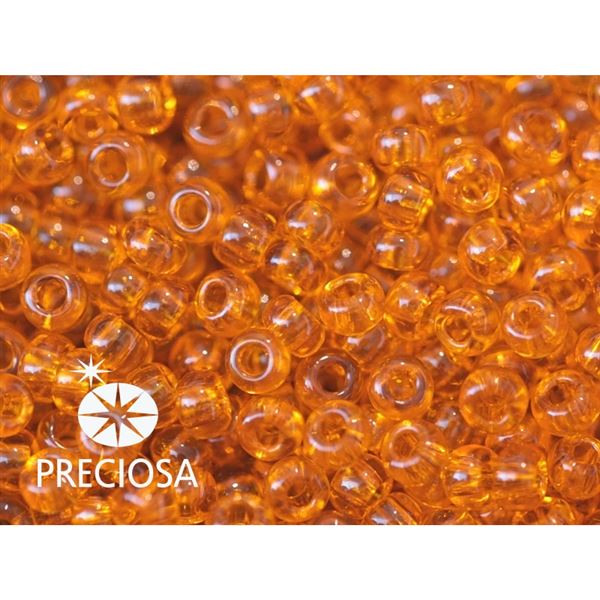 Preciosa Seed beads 8/0 2,9 mm Orange (90000) 50 g