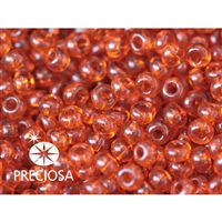 Preciosa Seed beads 8/0 2,9 mm Orange (90030) 50 g