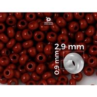 Preciosa Seed beads 8/0 2,9 mm Brown (93300) 50 g