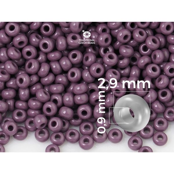 Preciosa Seed beads 8/0 2,9 mm Purple (23040) 50 g