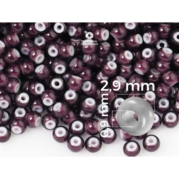 Preciosa CORNELIAN 8/0 2,9 mm Black (23708) 50 g