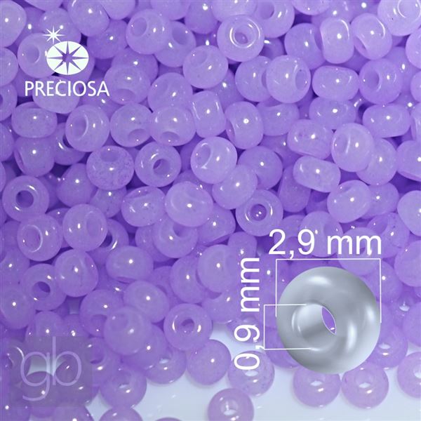 Preciosa Seed beads 8/0 2,9 mm Purple 17228 50 g