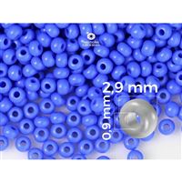 Preciosa Seed beads 8/0 2,9 mm Blue (33040) 50 g