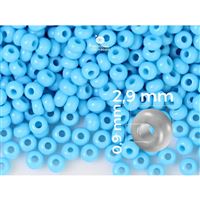 Preciosa Seed beads 8/0 2,9 mm Blue (63020) 50 g