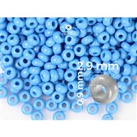 Preciosa Seed beads 8/0 2,9 mm Blue (63080) 50 g