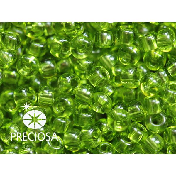 Preciosa Seed beads 8/0 2,9 mm Green (50220) 50 g