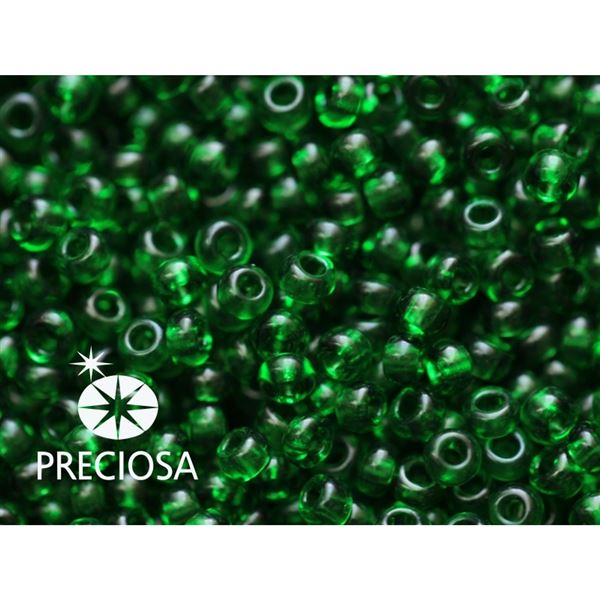 Preciosa Seed beads 8/0 2,9 mm Green (50120) 50 g