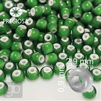 Preciosa CORNELIAN Seed Beads 8/0 2,9 mm Green 53712 50 g