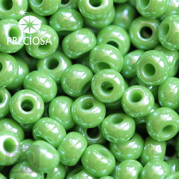 Preciosa Seed beads 8/0 2,9 mm Green 58310 20 g