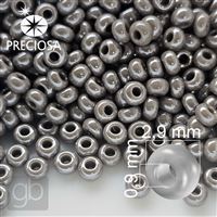 Preciosa Seed beads 8/0 2,9 mm Grey 48020 50 g