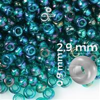 Preciosa Seed beads 8/0 2,9 mm Green 51710 20 g