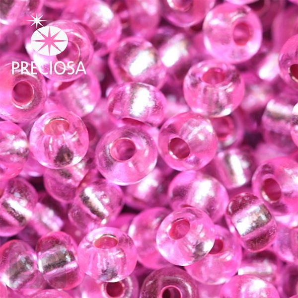 Preciosa Seed beads 8/0 2,9 mm Pink 18275 20 g