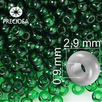 Preciosa Seed beads 8/0 2,9 mm Green 50060 20 g